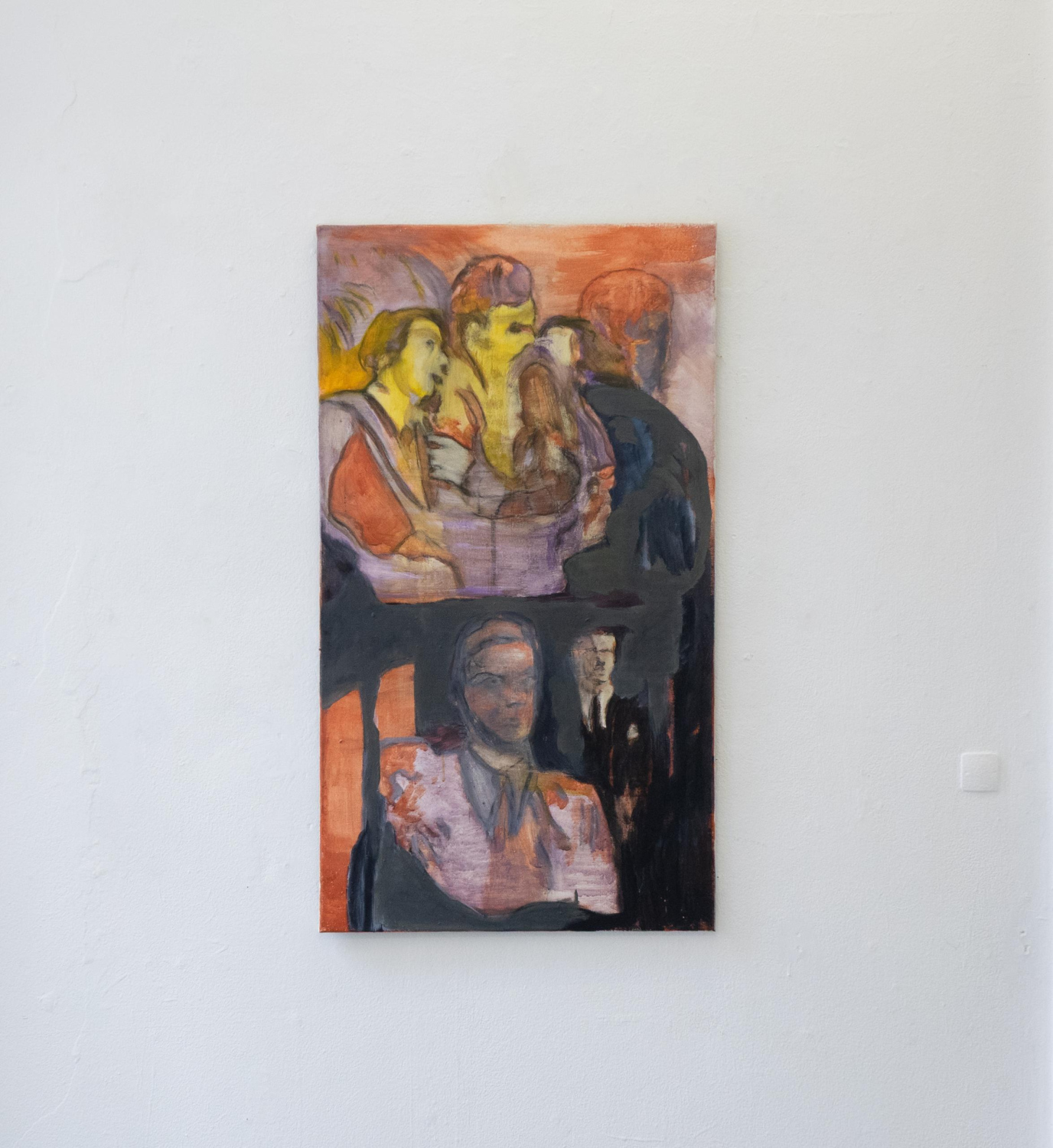 Freeze frames (1949), 2026Egg tempera on linen, 55 cm x 100 cm